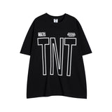 Men's T Shirt Fashion Brand Letter Print Short-Sleeve T-shirt Men's and Women's Design Sense Loose