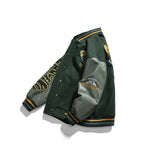 Unisex Jacket Autumn Embroidery Baseball Uniform Jacket Women's Clothing