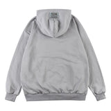 Men Hoodie Letter Printing Hooded Cardigan Sweater Men's Dark Loose