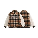 Unisex Jacket Winter American Retro Fleece Cotton-Padded Coat
