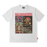 Men T Shirt Printed Street Style Short Sleeve T-shirt Men and Women Couple