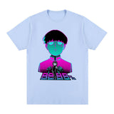 Mob Psycho 100 Vintage T-shirt Shigeo Kageyama Harajuku