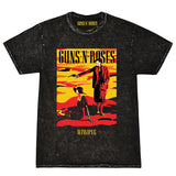 Guns N' Roses We're Back Retro Street Style Printed Washed