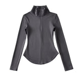 Women T-Shirt Bottoming Shirt Autumn Slim Fit Long-Sleeved T-shirt Top