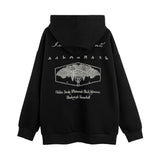 Men Hoodie Pattern Hooded Sweaters Menswear Loose Casual Long Sleeves