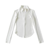 Women T-shirt Slim Fit Slimming Long Sleeves T-shirt Women's Autumn