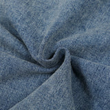 Men Denim Jacket Men's Stitching Embroidered Letters Washed and Worn Denim Jacket