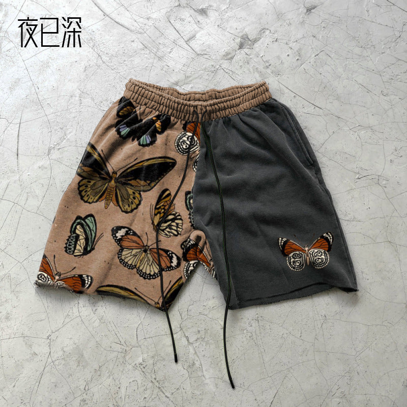Men Shorts Beach Pants Printed Casual Fashion Men's