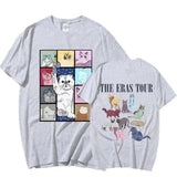 Cotton The Eras Tour Cat Edition Printed T-Shirt