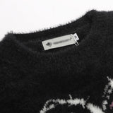 Women Sweater Sweater with Short Sleeves Girls Spring round Neck Ultra Short
