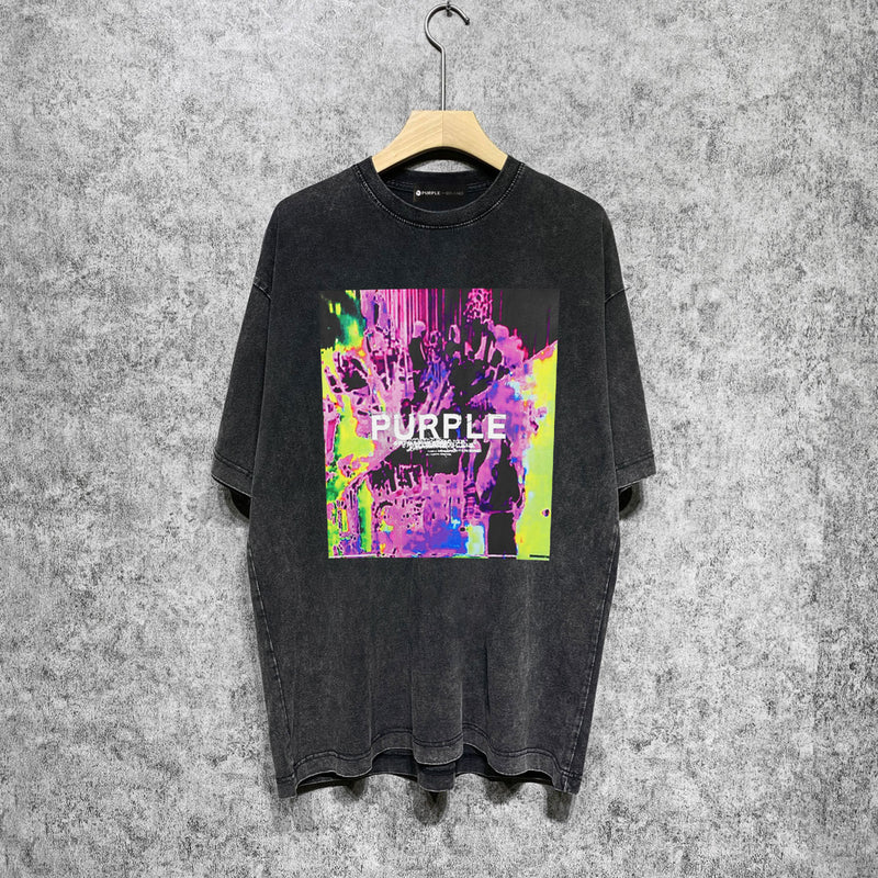 Purple Brand T Shirt Short Sleeve T-shirt Blouse