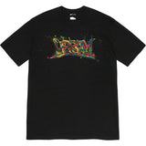 Mens T-shirts 20SS Paint Logo Tee Painted Inkjet Graffiti LOGO Short Sleeve T-Shirt