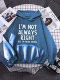 Women's Hoodie Cool Interesting Letters Printed Tops