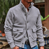 Men Jack Solid Color Casual Jacket Jacket Men