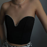 Women Halter Tops Spring New Fashion V-neck Top