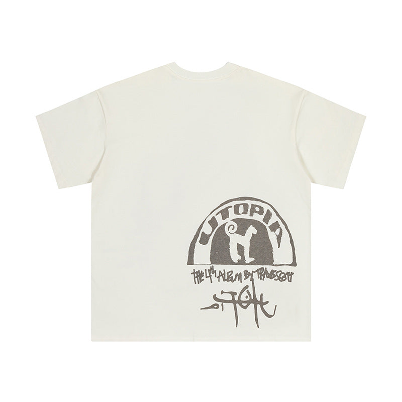 Travis Scott T-Shirt Travis Scott Cactus Jack x Utopia