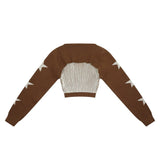 Women Sweater Short Knitwear for Girls Autumn XINGX Top
