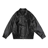 Unisex Jacket Autumn Simplicity Leather Jacket Women's Clothing