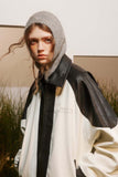 Unisex Jacket Autumn Raglan Contrast Color Coat