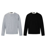 Unisex long-sleeved shirt autumfake two-piece