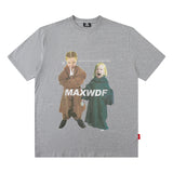 Men T Shirt Summer American Street Fashion Brand Short Sleeve T-shirt Men's Loose