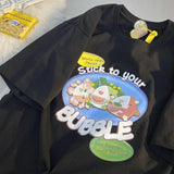Women T Shirt Fruit Print Harajuku Tshirt Kawaii Loose Short