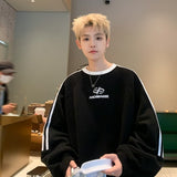 Men Hoodie round Neck Sweater Men Autumn Fashion Brand Trendy Loose