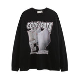 Men Long Sleeve Shirt Long Sleeve Bottoming T-shirt Men's and Women's Loose Top Autumn