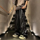 Men Sweatpants Function Tactical Pants Men's Summer Wide Leg Leisure Pu Shuai Loose