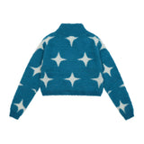 Women Sweater Cropped Sweater Coat Women's Autumn Winter Coat