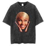 Nicki Minaj Vintage Washed T Shirt Gag City Pink Friday