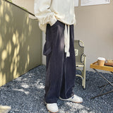 Men Sweatpants Corduroy Men's Pants Casual Trousers Loose Straight
