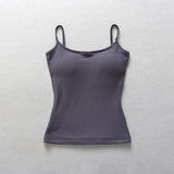 Women Camisole Sexy Chest Pad Camisole