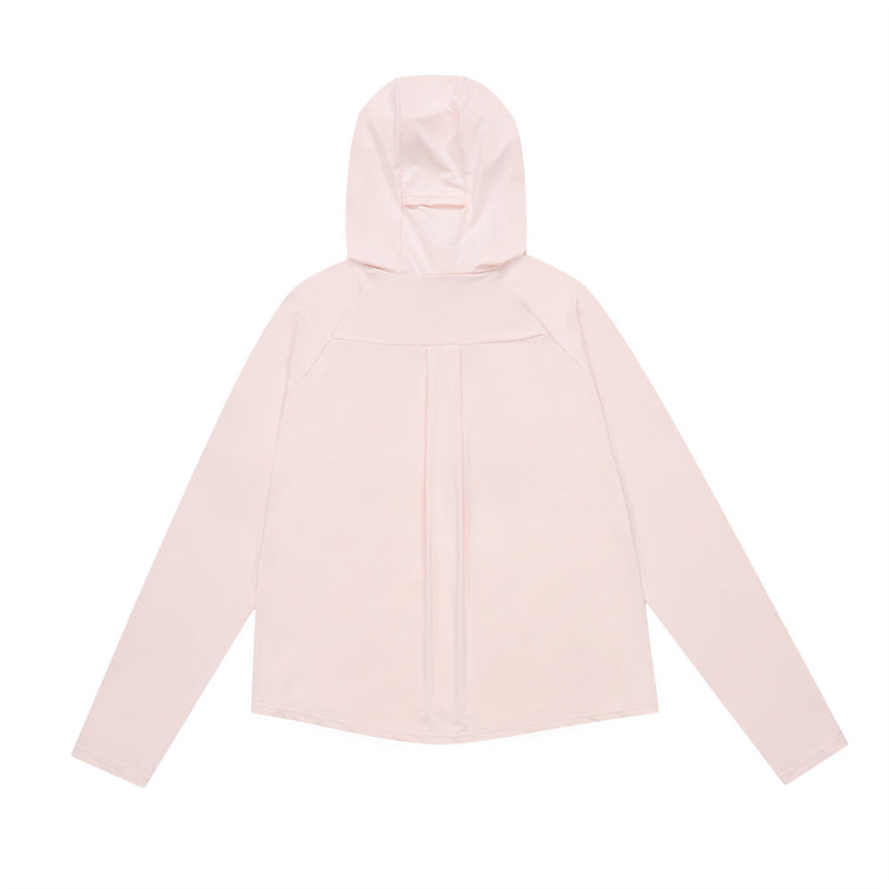 Women Sun Protection Shirt Loose Sunscreen Clothes Girls Summer Casual Hooded Cardigan Long Sleeve