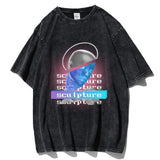 Summer Gothic T-shirts Harajuku Streetwear Tshirt Cotton