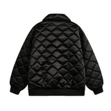 Unisex Down Jacket Winter Vintage Beaded Warm Padded Jacket