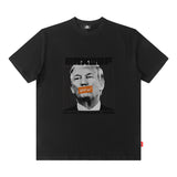 Men T Shirt Cartoon Short Sleeve T-shirt Men's and Women's Ins Fashion Brand American