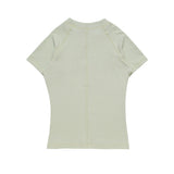 Women T-shirt Printed Short-Sleeved T-shirt Women's Summer round Neck Slim Fit