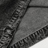 Men Denim Jacket Washed Do the Old Cowboy Sweater Men's Hooded Pullover Coat Loose Top Spring and Autumn