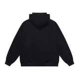Men Hoodie Vintage Zipper Turtleneck Hooded Sweatshirt