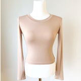 Women Long Sleeve Shirt Short Long Sleeve Top Female Autumn