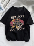 Women's Clothing Printing Fashion Short Sleeved Clothing