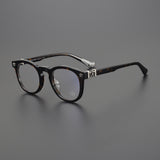 CHH Chrome Hearts Glasses Versatile Vintage Fashion Ultra Light Round Glasses Frame