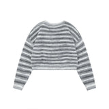 Women Sweater Loose Casual Girls Short round Neck Autumn