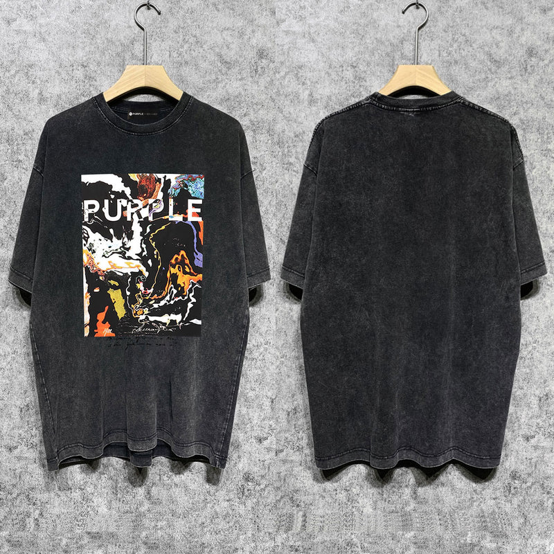 Purple Brand T Shirt Short Sleeve T-shirt Blouse