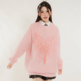 Women Sweater round Neck Sweater Loose Casual Women's Knitwear Autumn