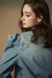 Unisex Jacket Fall Vintage Denim Jacket Women's Clothing