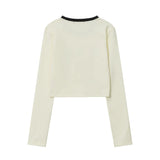 Women Long Sleeve T-Shirt Printed Short-Sleeved T-shirt Women's Spring and Autumn Casual