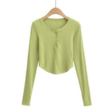 Women T-shirt Long Sleeve Pullover T-shirt Top