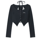 Women Long Sleeve T-shirt Short Cardigan Long Sleeve T-shirt for Girls